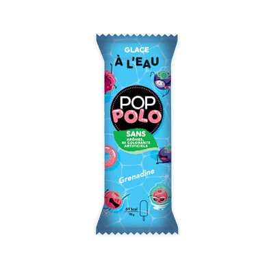 Pop Polo glace à l'eau individuelle CHR