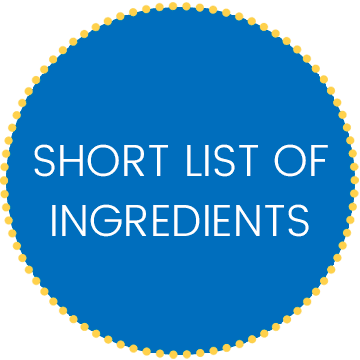 Short list of ingredients