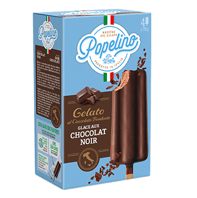 Popelino Alfagel Chocolat noir glace en bâtonnet