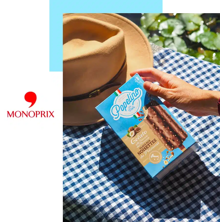 Lancement des glace Popelino exclusivité Monoprix - - Notre histoire Alfagel