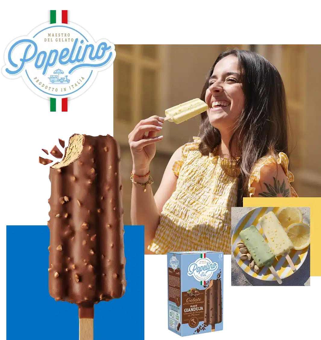 Popelino glace chocolat bâtonnet - Alfagel