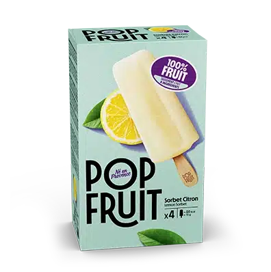 Pop Fruit sorbet bâtonnet 100% fruits - Alfagel