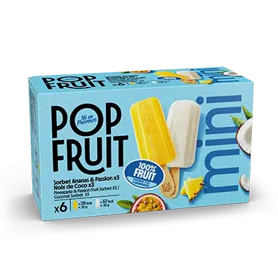 Pop Fruit sorbet bâtonnet mini - Alfagel