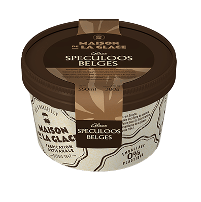 Pot glace speculoos Belges Maison de Glace - Alfagel